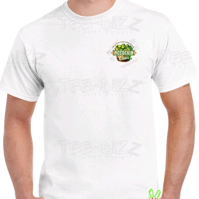 McCockin Cider Funny Men's Casual Crewneck T-Shirt - Perfect for Cider Lovers