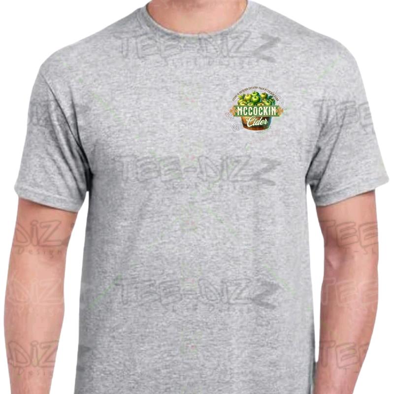 McCockin Cider Funny Men's Casual Crewneck T-Shirt - Perfect for Cider Lovers