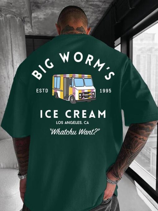 Men's Casual "Whatchu Want?" Tee - Street Fashion Loose Fit T-Shirt