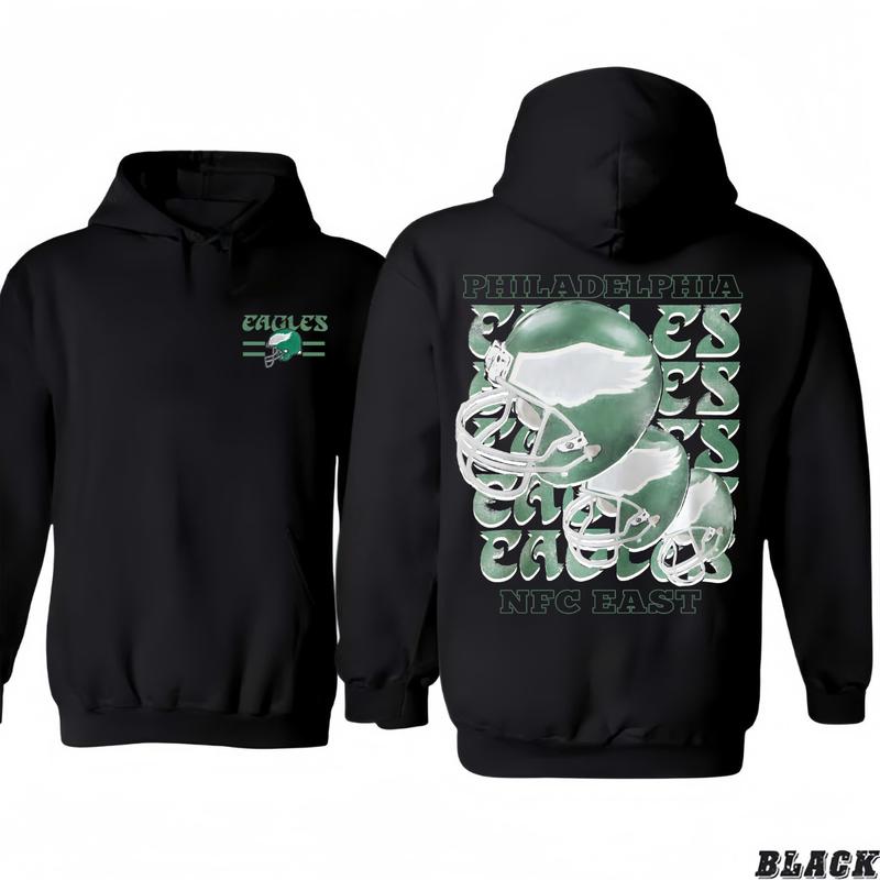 Philadelphia Eagles NFC East Vintage Hoodie - Unisex Football Casual Tee