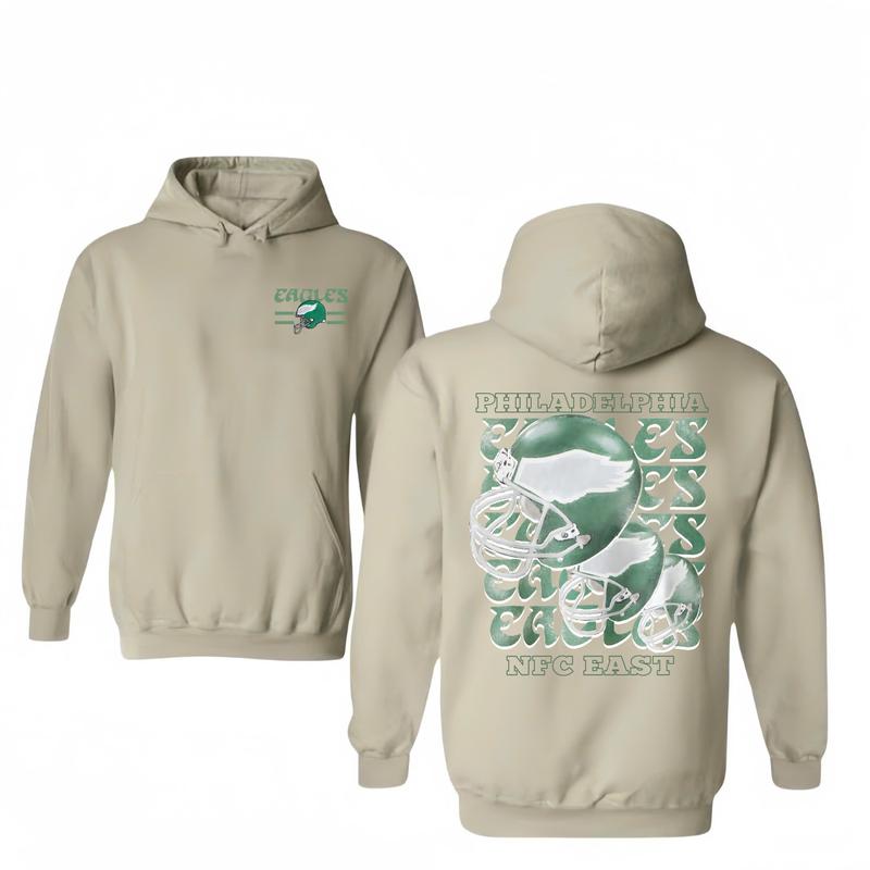 Philadelphia Eagles NFC East Vintage Hoodie - Unisex Football Casual Tee