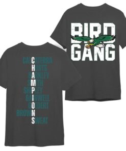 Philly Eagles Champions Sweatshirt - Bird Gang Unisex Football Apparel with Player Names