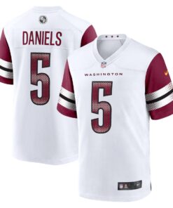 Men's Washington Commanders Jayden Daniels Nike White Player Game Jersey