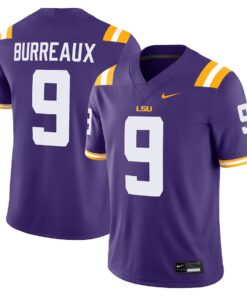Men's Joe Burrow Purple LSU Tigers Burreaux Alumni Game Jersey