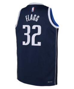 Dallas Mavericks Jordan Brand Statement Edition Swingman Jersey NBA 2025 First Round Draft Pick - Navy - Cooper Flagg - Youth