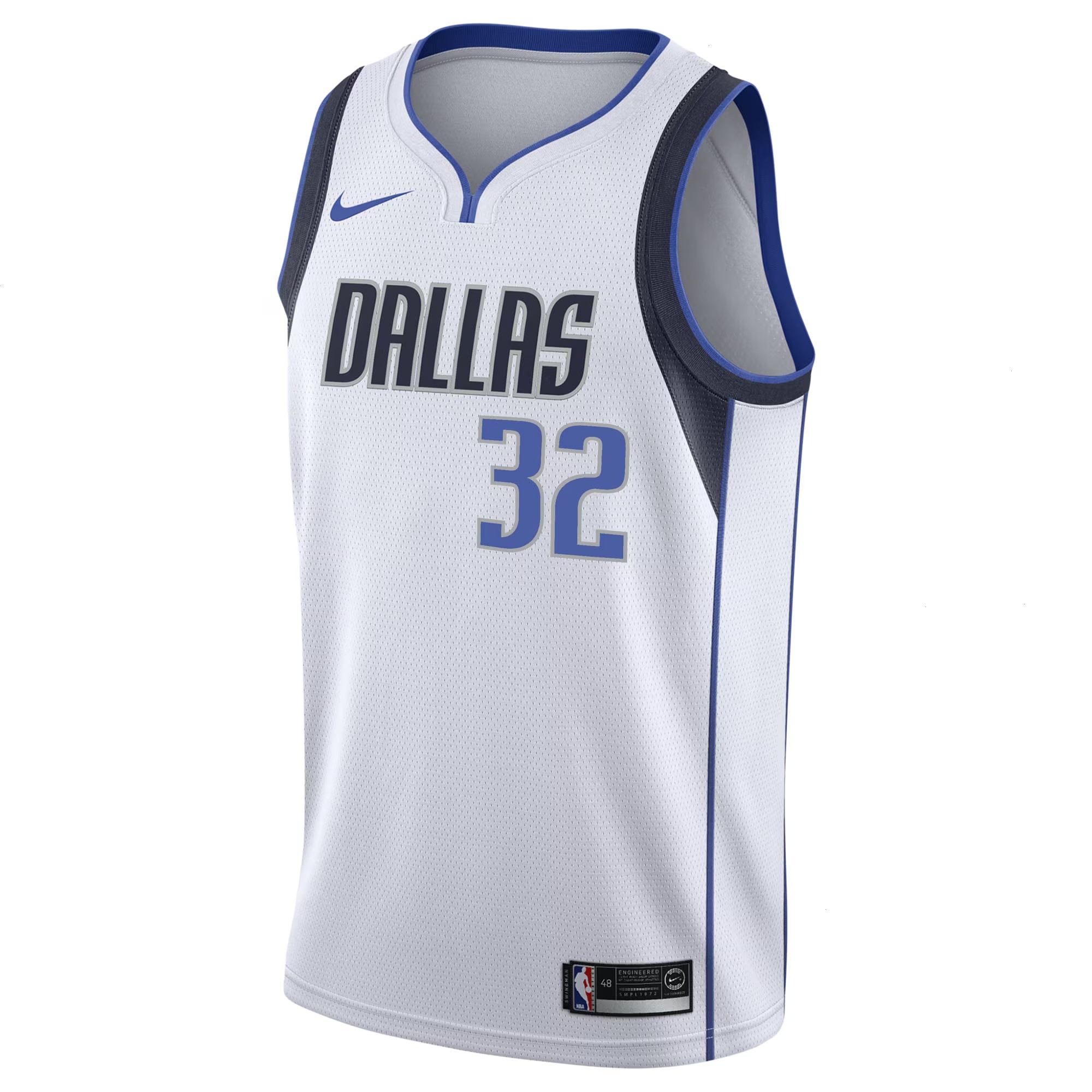 Dallas Mavericks Nike Association Edition Swingman Jersey NBA 2025 First Round Draft Pick - White - Cooper Flagg - Youth