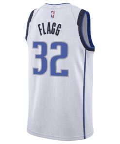 Dallas Mavericks Nike Association Edition Swingman Jersey NBA 2025 First Round Draft Pick - White - Cooper Flagg - Youth