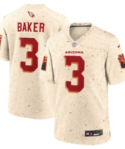 Men's Arizona Cardinals Budda Baker Nike Natural 2025 Rivalries Collection Game Jersey