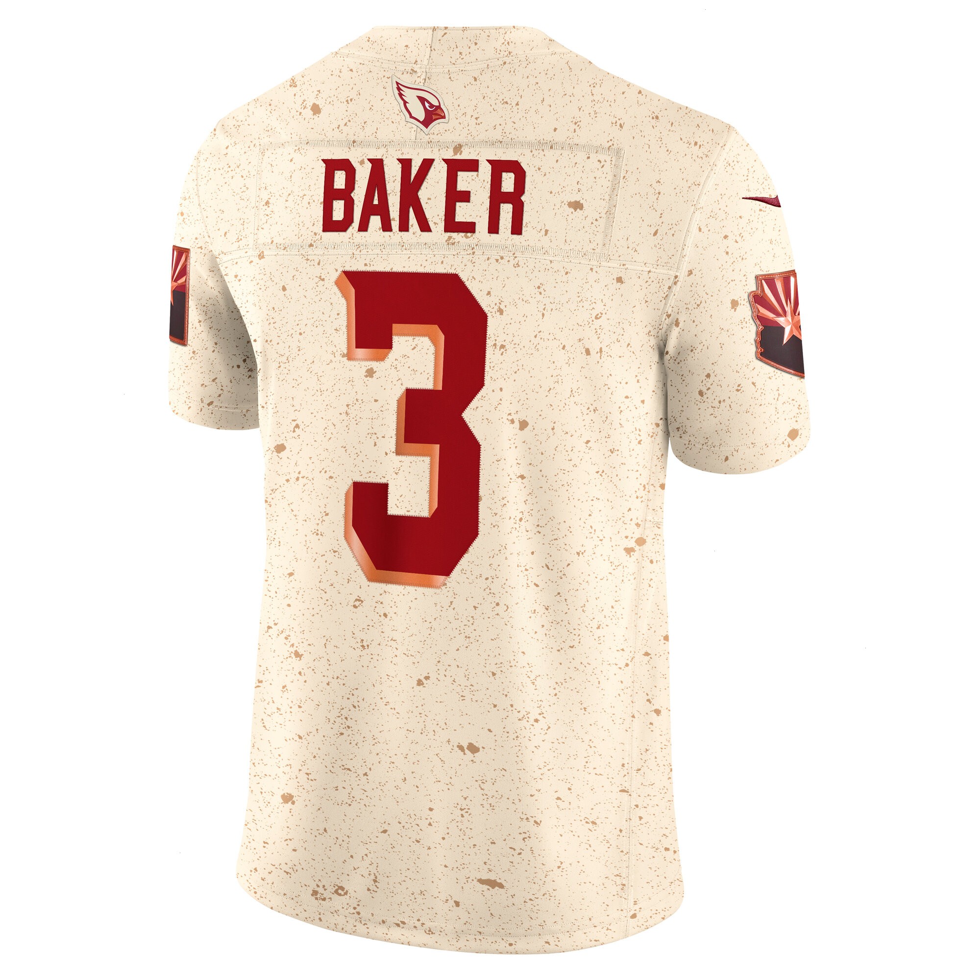 Men's Arizona Cardinals Budda Baker Nike Natural 2025 Rivalries Collection Limited Jersey