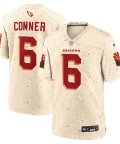 Men's Arizona Cardinals James Conner Nike Natural 2025 Rivalries Collection Game Jersey