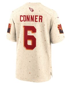 Men's Arizona Cardinals James Conner Nike Natural 2025 Rivalries Collection Game Jersey