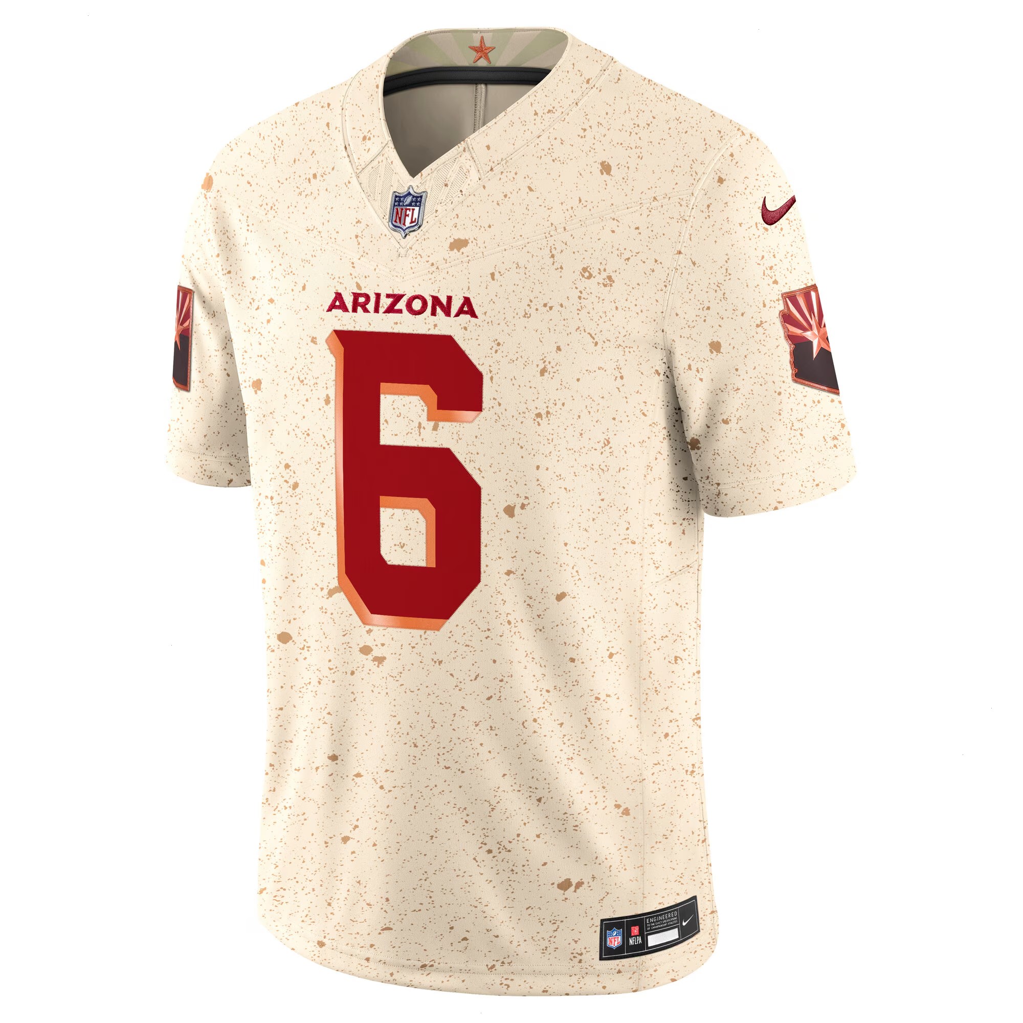Men's Arizona Cardinals James Conner Nike Natural 2025 Rivalries Collection Limited Jersey