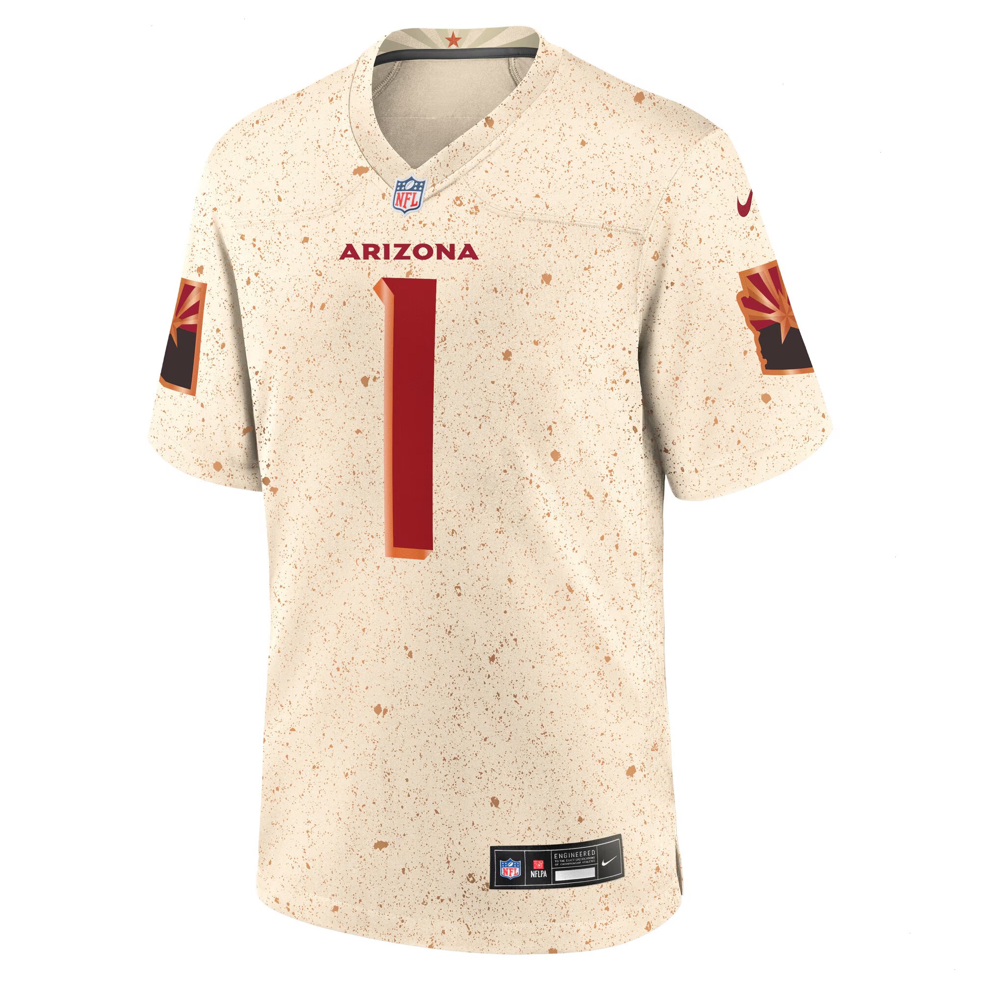 Men's Arizona Cardinals Kyler Murray Nike Natural 2025 Rivalries Collection Game Jersey