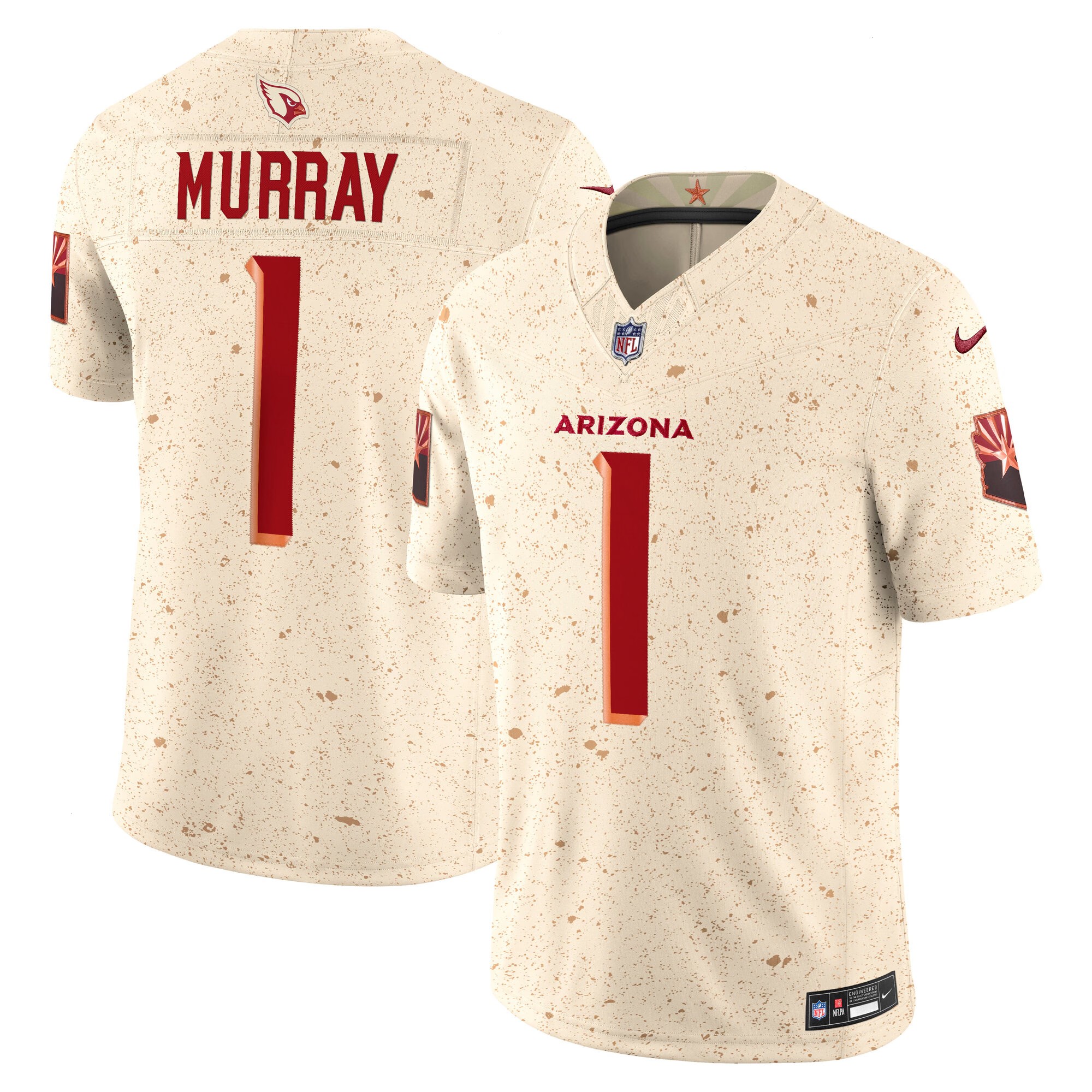 Men's Arizona Cardinals Kyler Murray Nike Natural 2025 Rivalries Collection Limited Jersey