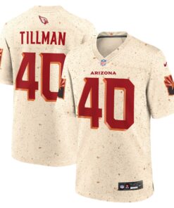 Men's Arizona Cardinals Pat Tillman Nike Natural 2025 Rivalries Collection Retired Player Game Jersey