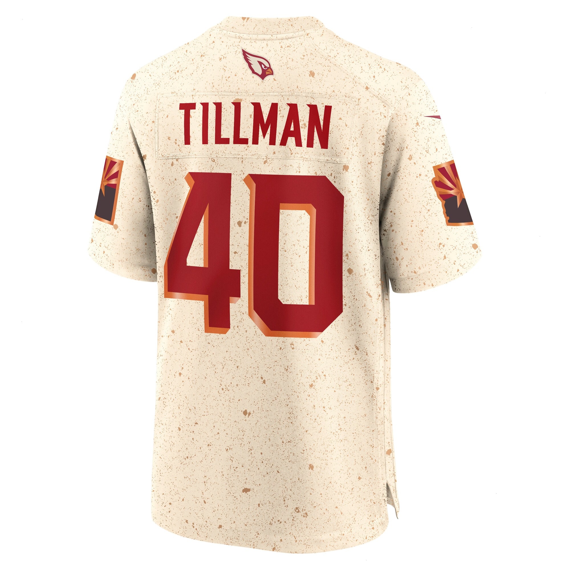 Men's Arizona Cardinals Pat Tillman Nike Natural 2025 Rivalries Collection Retired Player Game Jersey