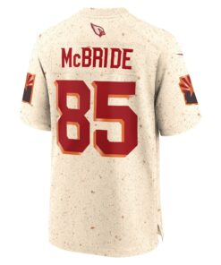 Men's Arizona Cardinals Trey McBride Nike Natural 2025 Rivalries Collection Game Jersey
