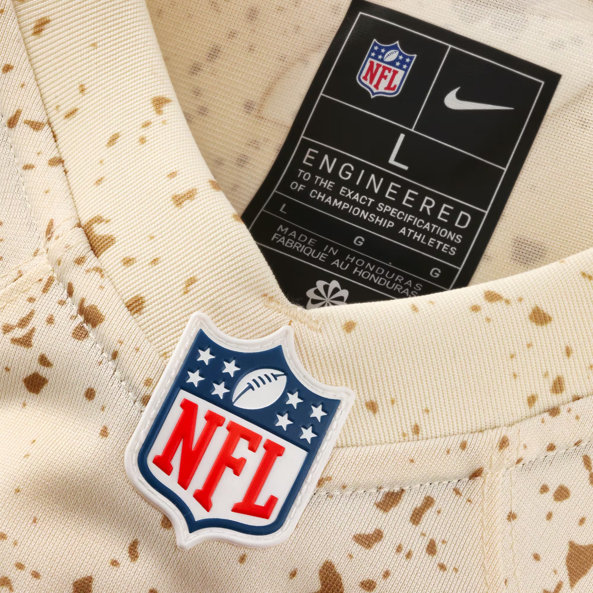 Men's Arizona Cardinals Trey McBride Nike Natural 2025 Rivalries Collection Game Jersey