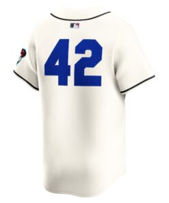 Men's Arizona Diamondbacks Nike Cream Home 2025 Jackie Robinson Day Limited Jersey