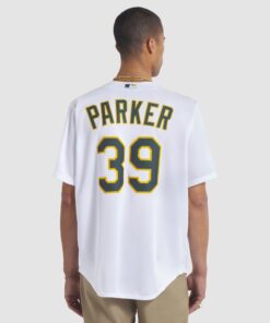 Men's Athletics Dave Parker Nike White 2025 Baseball Hall of Fame Name & Number Retired Replica Jersey