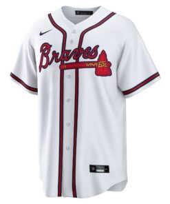 Men's Atlanta Braves Nike White Home 2025 Jackie Robinson Day Replica Jersey