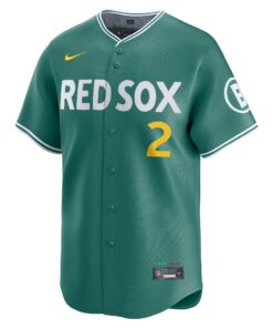 Men's Boston Red Sox Alex Bregman Nike Green 2025 City Connect Limited Player Jersey