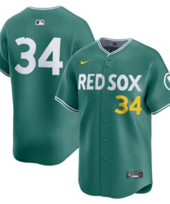 Men's Boston Red Sox David Ortiz Nike Green 2025 City Connect Limited Retired Player Jersey