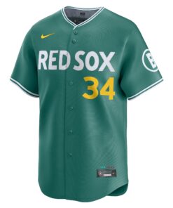 Men's Boston Red Sox David Ortiz Nike Green 2025 City Connect Limited Retired Player Jersey