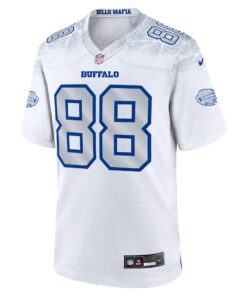 Men's Buffalo Bills Dawson Knox Nike White 2025 Rivalries Collection Game Jersey