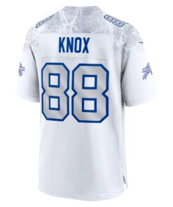 Men's Buffalo Bills Dawson Knox Nike White 2025 Rivalries Collection Game Jersey