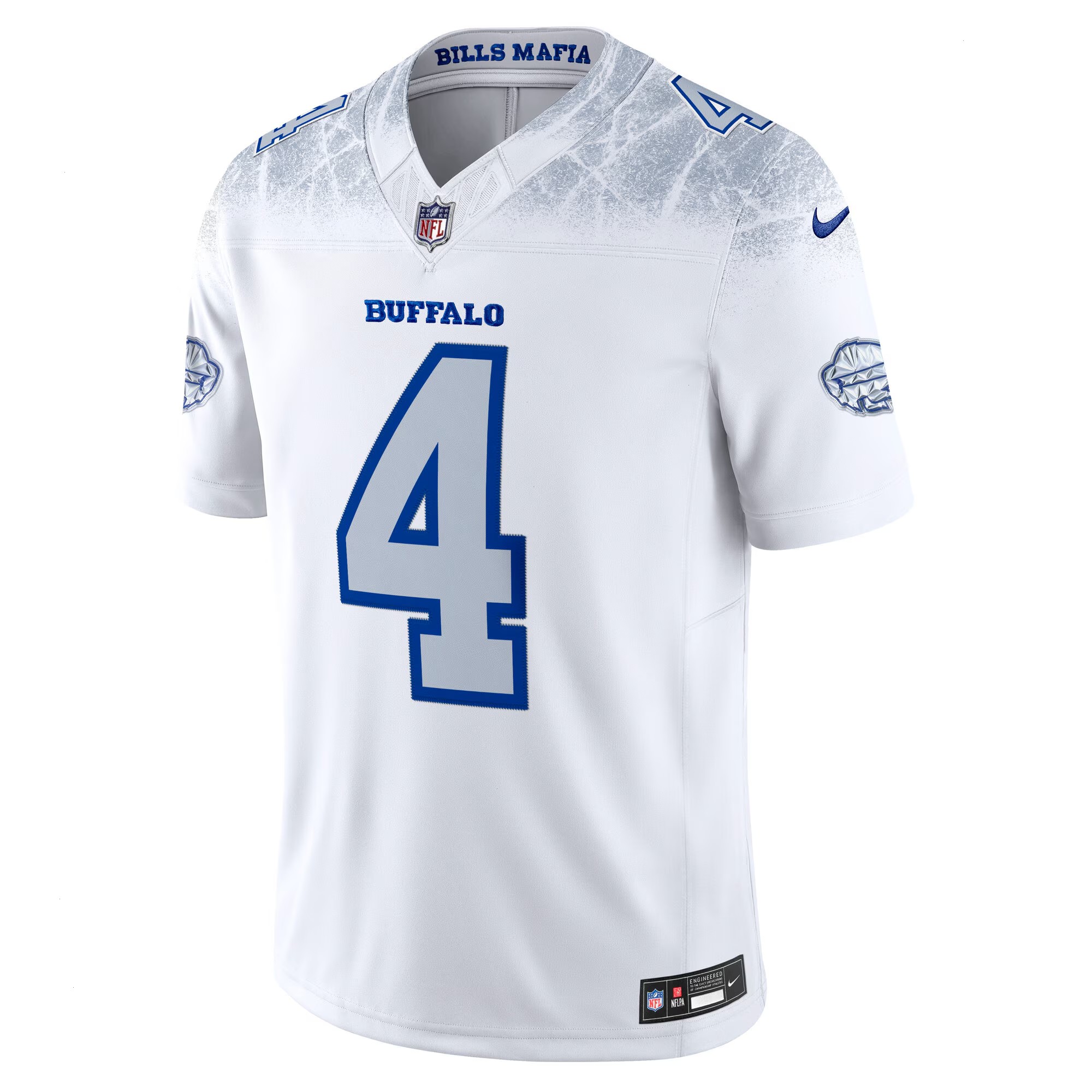 Men's Buffalo Bills James Cook III Nike White 2025 Rivalries Collection Limited Jersey