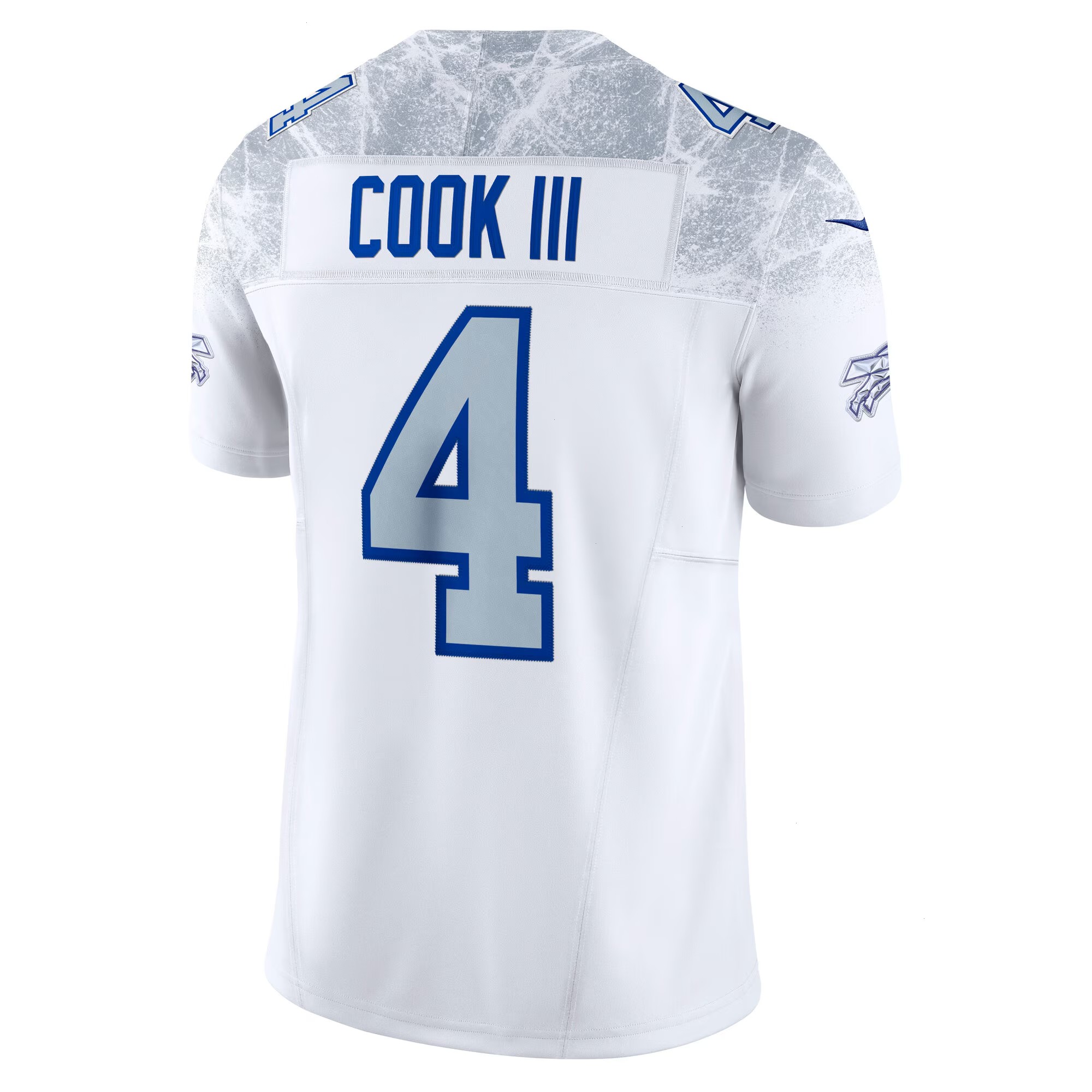 Men's Buffalo Bills James Cook III Nike White 2025 Rivalries Collection Limited Jersey