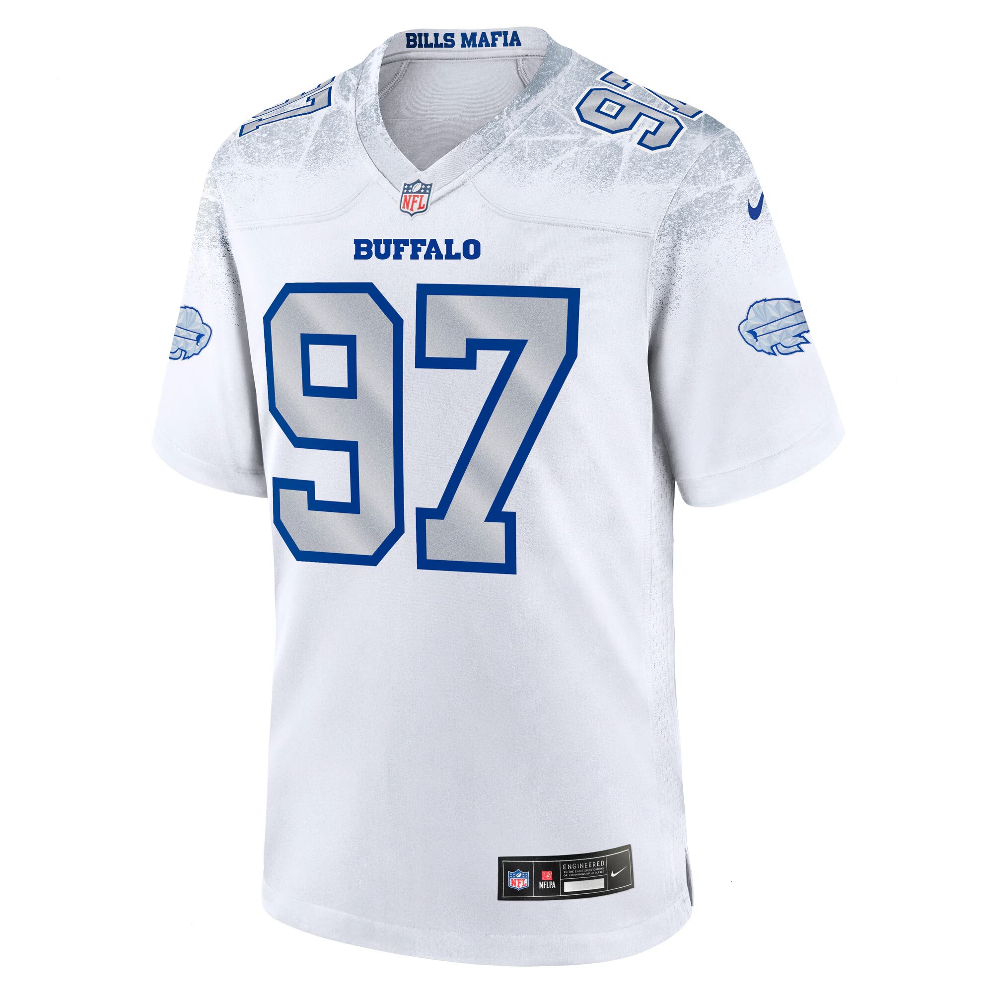 Men's Buffalo Bills Joey Bosa Nike White 2025 Rivalries Collection Game Jersey