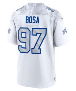 Men's Buffalo Bills Joey Bosa Nike White 2025 Rivalries Collection Game Jersey