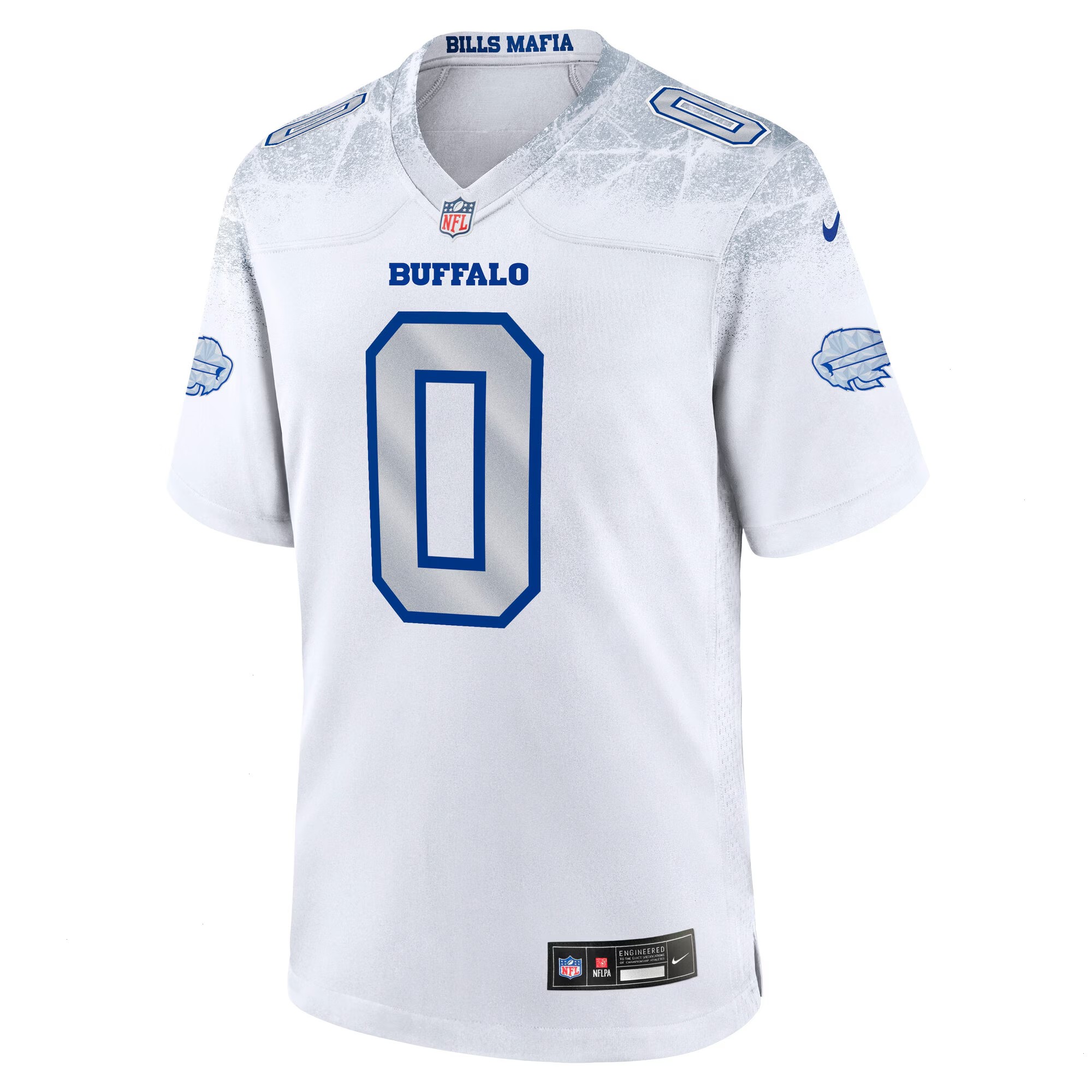 Men's Buffalo Bills Keon Coleman Nike White 2025 Rivalries Collection Game Jersey