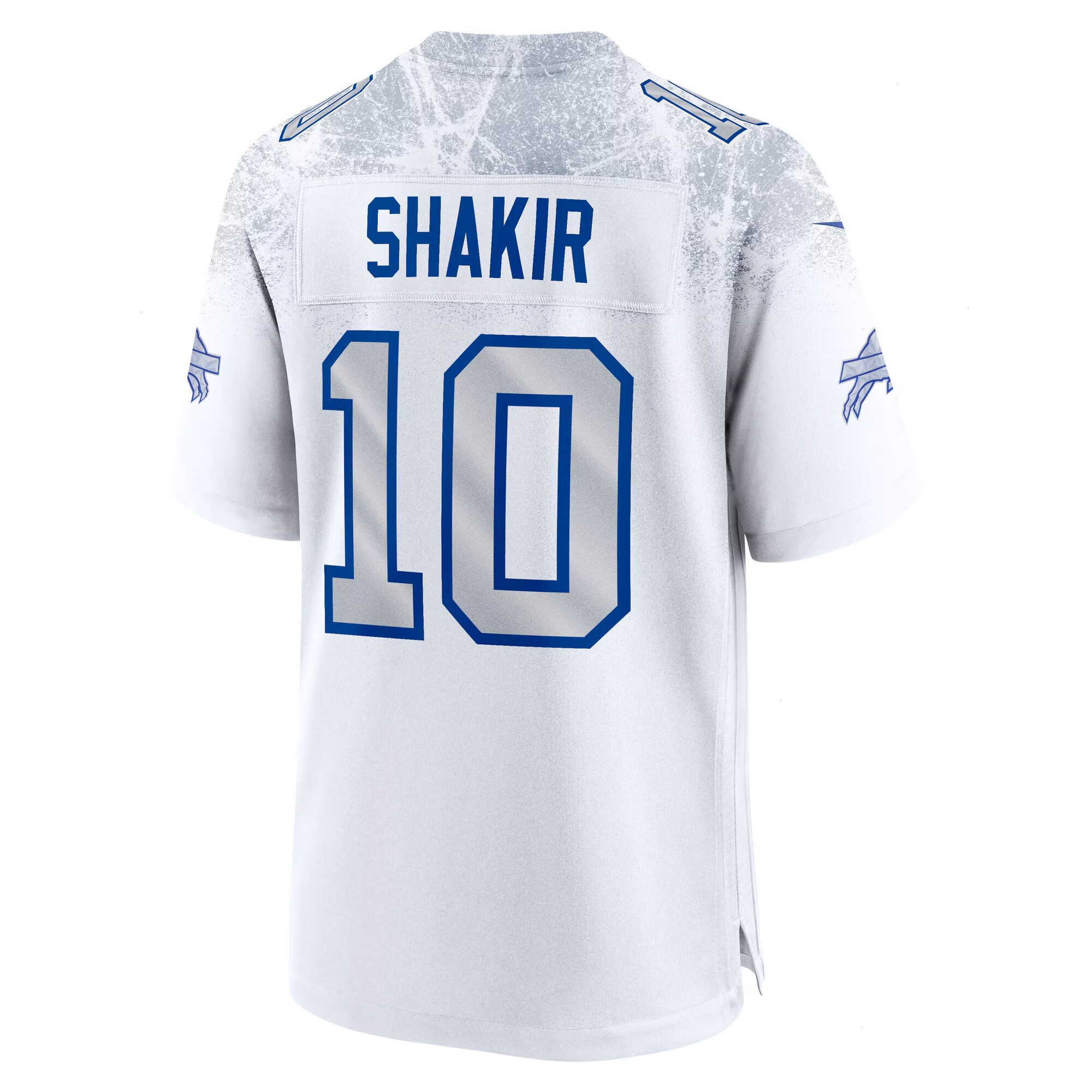 Men's Buffalo Bills Khalil Shakir Nike White 2025 Rivalries Collection Game Jersey