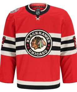 Men's Chicago Blackhawks Fanatics Red 2025 NHL Winter Classic Authentic Pro Jersey