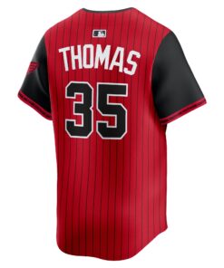 Men's Chicago White Sox Frank Thomas Nike Red/Black 2025 City Connect Limited Retired Player Jersey