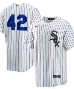 Men's Chicago White Sox Nike White Home 2025 Jackie Robinson Day Replica Jersey