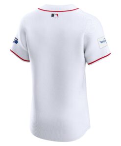 Men's Cincinnati Reds Nike White 2025 MLB Speedway Classic Home Elite Jersey