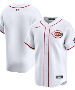 Men's Cincinnati Reds Nike White 2025 MLB Speedway Classic Home Limited Jersey