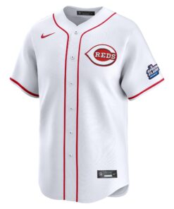 Men's Cincinnati Reds Nike White 2025 MLB Speedway Classic Home Limited Jersey