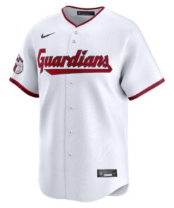 Men's Cleveland Guardians Nike White Home 2025 Jackie Robinson Day Limited Jersey