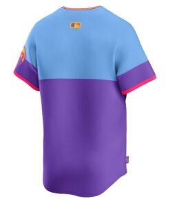 Men's Colorado Rockies Nike Purple/Light Blue 2025 City Connect Limited Jersey