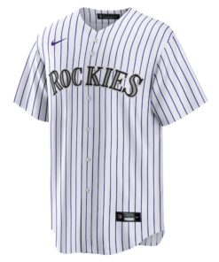 Men's Colorado Rockies Nike White Home 2025 Jackie Robinson Day Replica Jersey