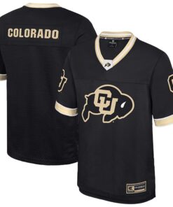 Men's Colosseum Black Colorado Buffaloes Nothing But The Hits Football Jersey