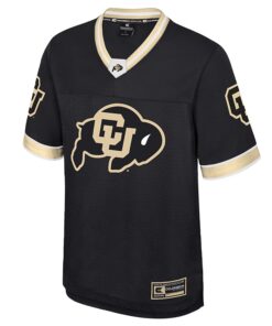Men's Colosseum Black Colorado Buffaloes Nothing But The Hits Football Jersey