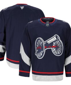 Men's Columbus Blue Jackets Fanatics Navy 2025 NHL Stadium Series Authentic Pro Jersey