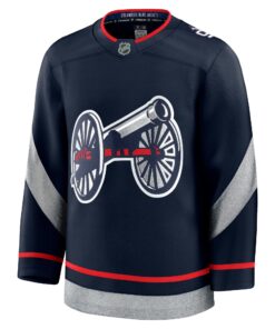 Men's Columbus Blue Jackets Fanatics Navy 2025 NHL Stadium Series Premium Jersey