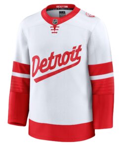 Men's Detroit Red Wings Fanatics White 2025 NHL Stadium Series Premium Jersey